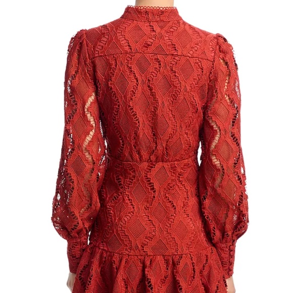 Aqua - Wavy Lace Dress - Exclusive 70's Collection - Sz M - NWT - Picture 4 of 5